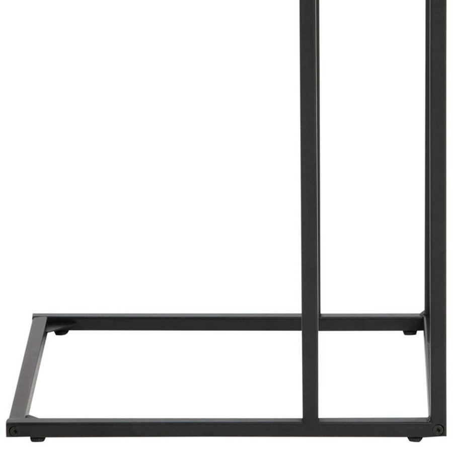 ACT NORDIC Seaford laptopbord - natur papir vildeg og sort metal (43x35)