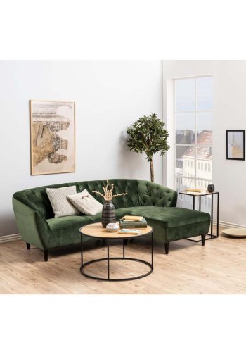 ACT NORDIC Seaford laptopbord - natur papir vildeg og sort metal (43x35)