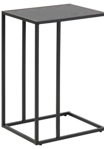 ACT NORDIC Seaford laptopbord - sort melamin ask og sort metal (43x35)