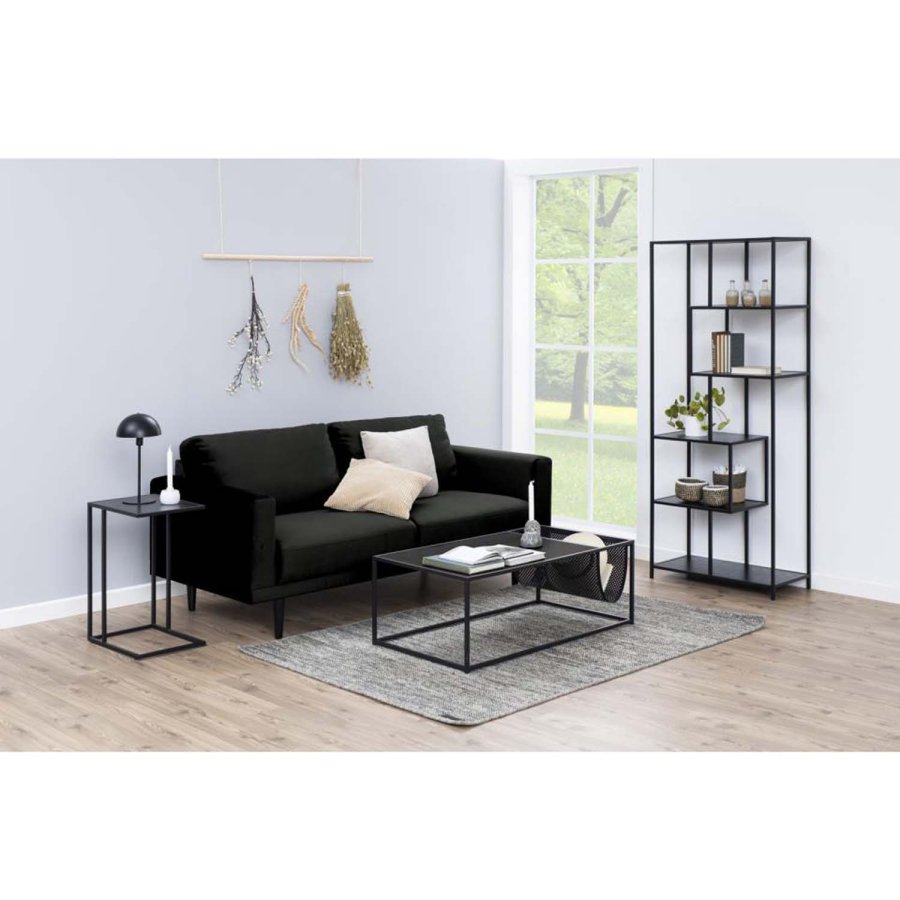 ACT NORDIC Seaford laptopbord - sort melamin ask og sort metal (43x35)