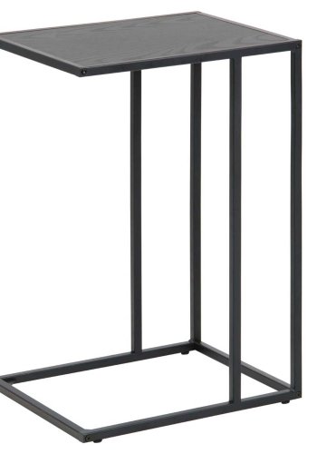 ACT NORDIC Seaford laptopbord - sort melamin ask og sort metal (43x35)