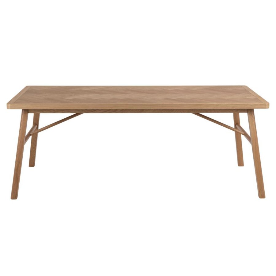 ACT NORDIC Galway Esstisch, rechteckig - Eichenfurnier natur und Eiche (200x100)