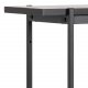 ACT NORDIC Angus reol, m. 2 skydelger - sort melamin og sort metal(H:113,8cm x94cm x 27cm)