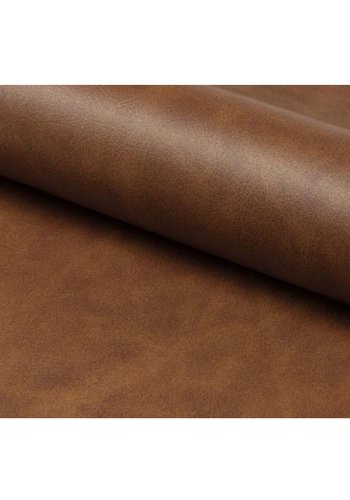 ACT NORDIC Oregon Barhocker, mit Rückenlehne und Fußstütze – Cognac-PU und schwarzes Metall