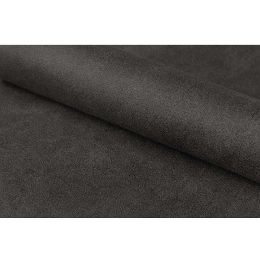 ACT NORDIC Brenda Esszimmerstuhl mit Armlehnen und Drehfunktion – anthrazitgraues Polyester und schwarzes Metall