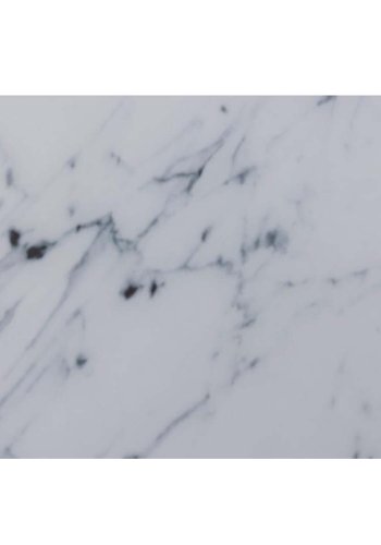 ACT NORDIC Alisma Sidobord - Vitt Marmortryck Glas och Guldmetall