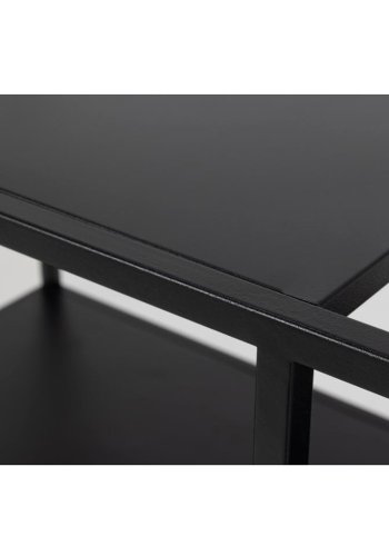 ACT NORDIC Newcastle Servierwagen, mit 3 Ablagen - schwarzes Metall (78x40)