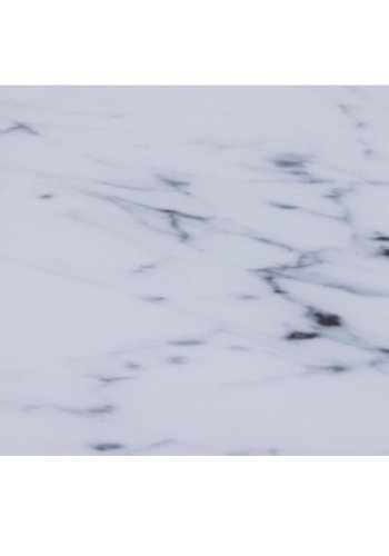 ACT NORDIC Alisma konsolbord - hvid marmorprint glas og gylden metal (110x26)