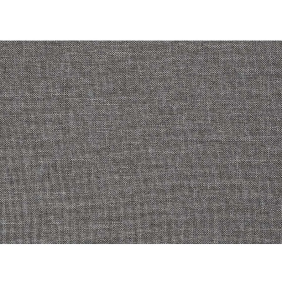 ACT NORDIC Wilma Barhocker, mit Rückenlehne und Fußstütze – hellgrauer Stoff und Eichenpapierfolie Metall