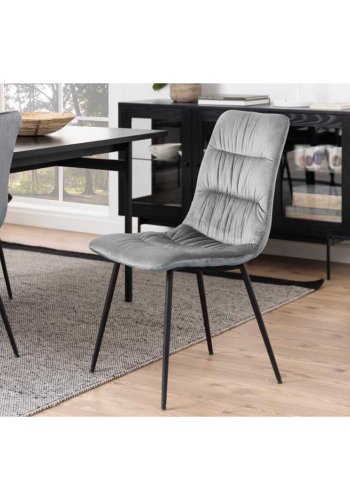 Act Nordic Angus sknk, m. 3 lger - klar glas, sort melamin og sort metal (140x40)