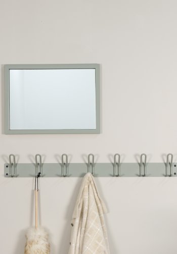 SPINDER DESIGN Miles 7 knagerkke, m. 7 knager - stvet grn stl