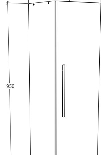 VCM NORDIC Arila XL Hängeschrank, m. 1 Tür und 3 Einlegeböden - Holz weiß
