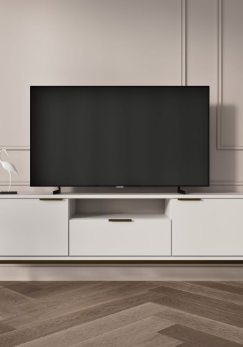 KOCOT Austin TV-Schrank 135 wei & schwarz