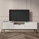 KOCOT Austin TV-Schrank 135 wei & schwarz