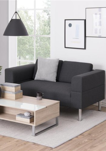 ACT NORDIC Azalea salongbord - natur/hvitt tre, med plass til oppbevaring