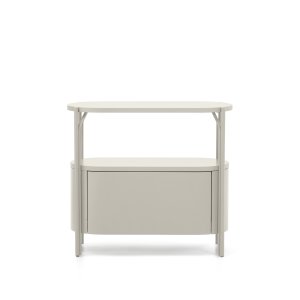 KAVE HOME Arely badev�relsesvaskeskab, m. 1 skuffe - hvid MDF og st�l (90x40)