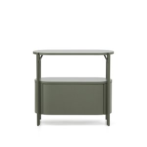 KAVE HOME Arely badev�relsesvaskeskab, m. 1 skuffe - gr�n MDF og st�l (90x40)