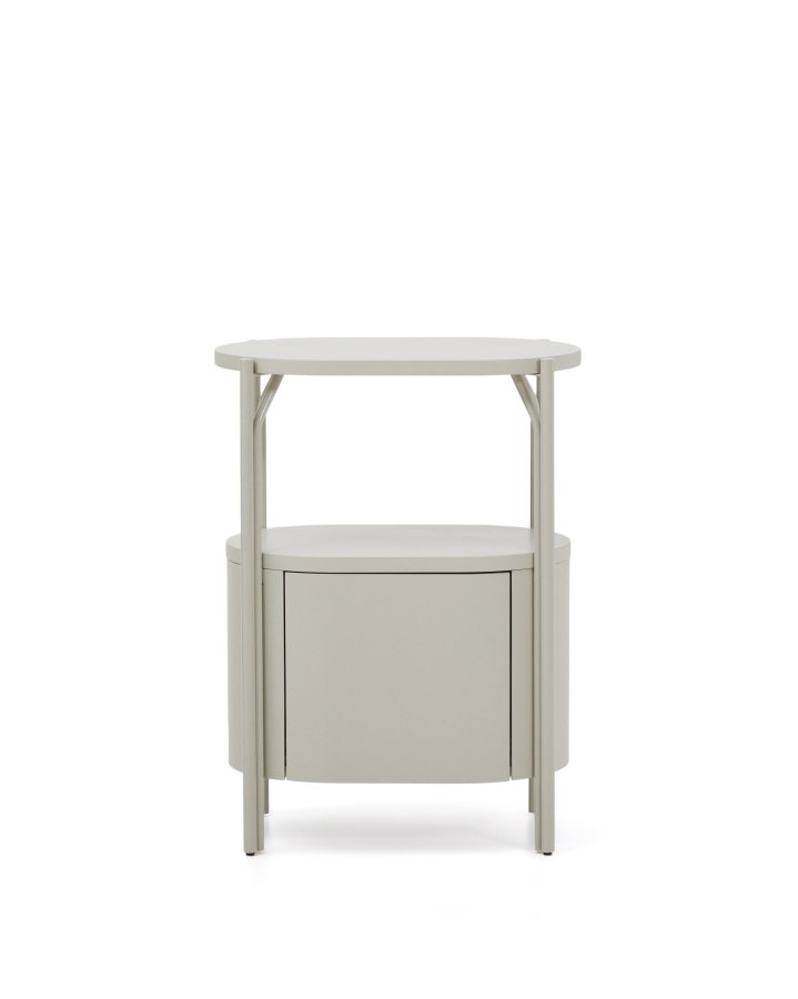 KAVE HOME Arely badev�relsesvaskeskab, m. 1 skuffe - hvid MDF og st�l (60x40)