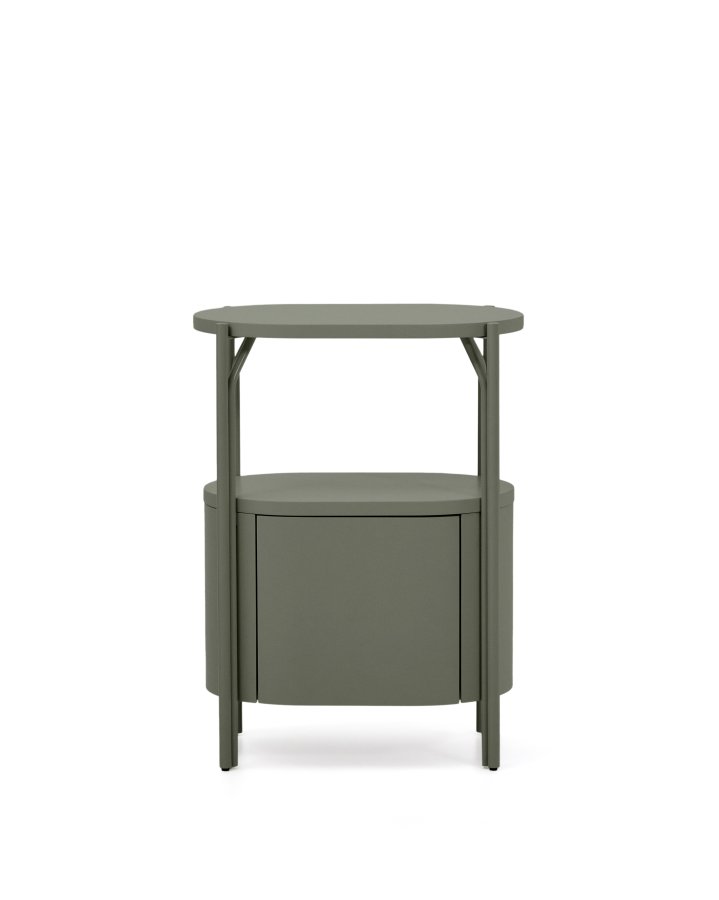 KAVE HOME Arely badev�relsesvaskeskab, m. 1 skuffe - gr�n MDF og st�l (60x40)