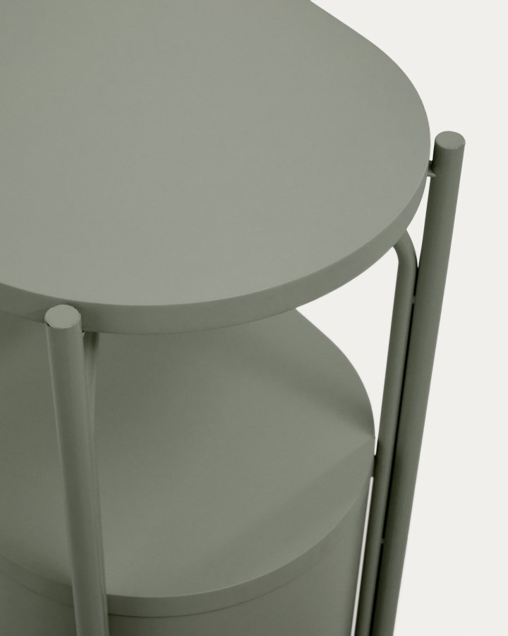 KAVE HOME Arely badev�relsesvaskeskab, m. 1 skuffe - gr�n MDF og st�l (60x40)