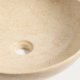 KAVE HOME Darnen bordplade h�ndvask, rund - beige marmor (�40)