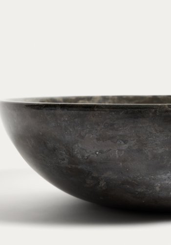 KAVE HOME Darnen bordplade h�ndvask, rund - gr� marmor (�40)