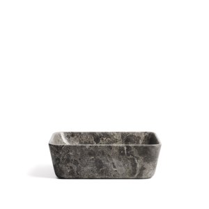 KAVE HOME Darnen bordplade h�ndvask, kvadratisk - gr� marmor (40x40)