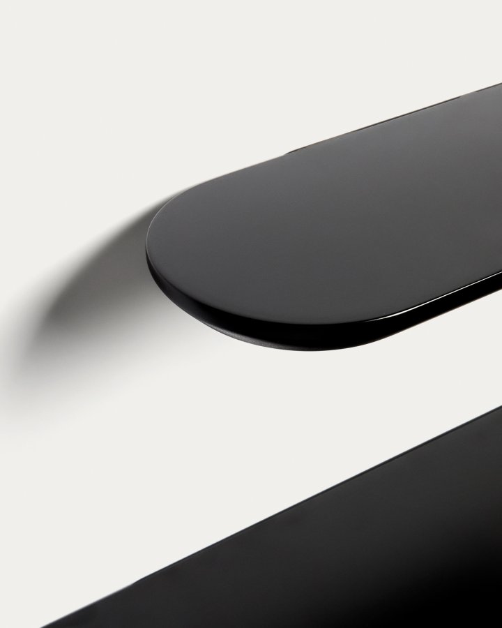 KAVE HOME Arely hylder - sort MDF (35cm/55cm) (s�t med 2)