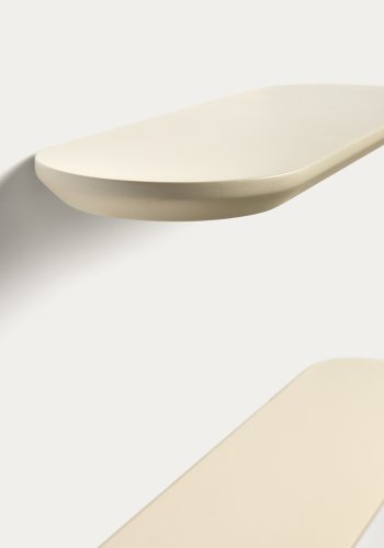 KAVE HOME Arely hylder - beige MDF (35cm/55cm) (s�t med 2)