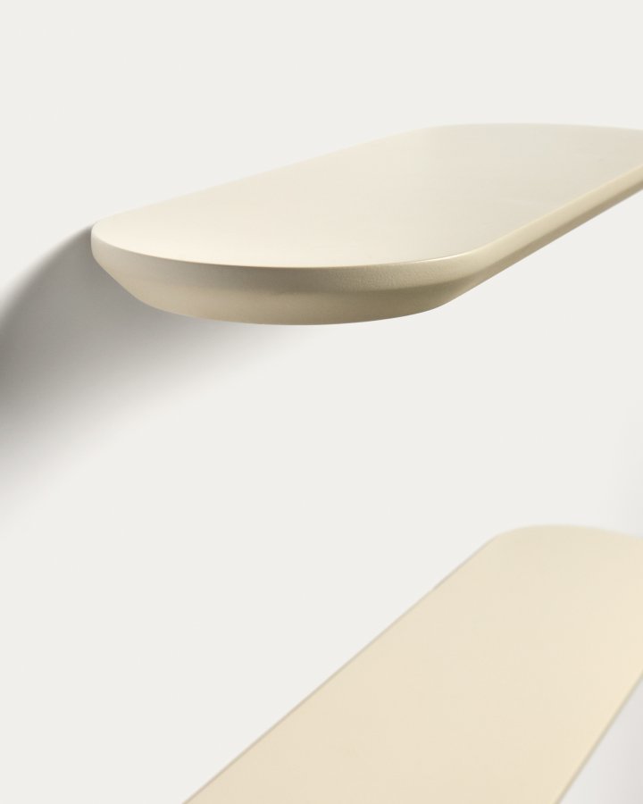 KAVE HOME Arely hylder - beige MDF (35cm/55cm) (s�t med 2)