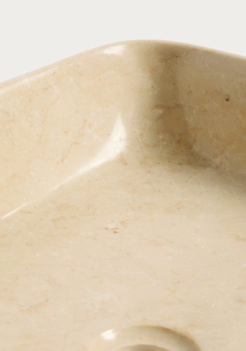 KAVE HOME Darnen bordplade h�ndvask, rektangul�r - beige marmor (55x35)