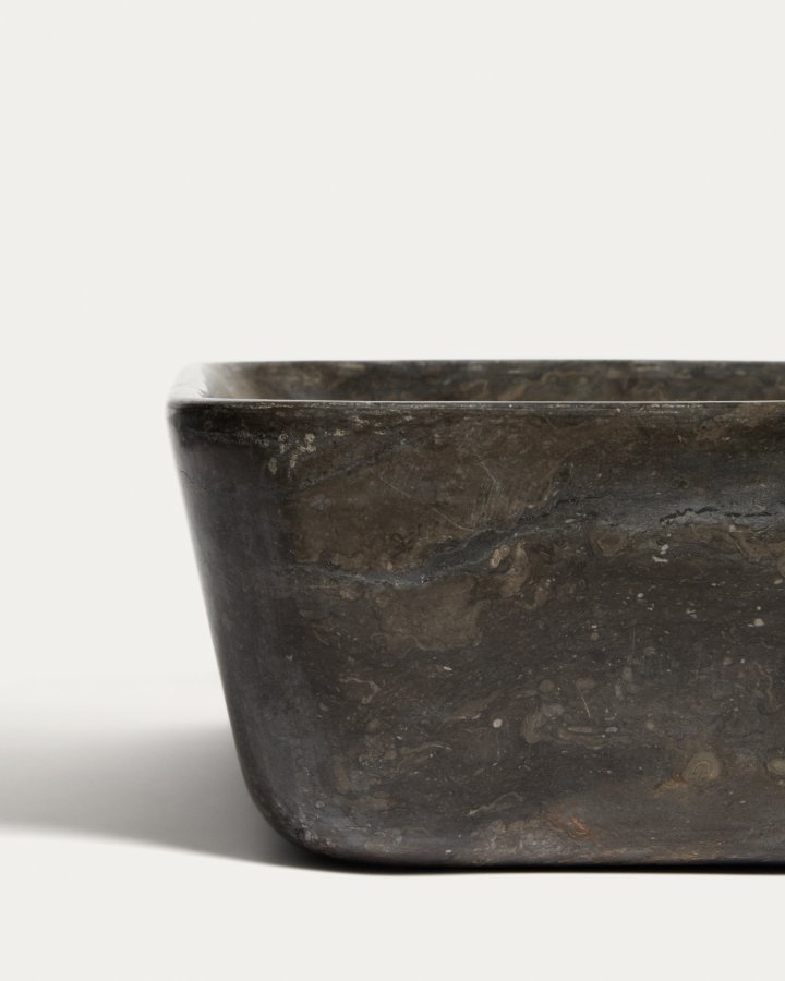 KAVE HOME Darnen bordplade h�ndvask, rektangul�r - gr� marmor (55x35)