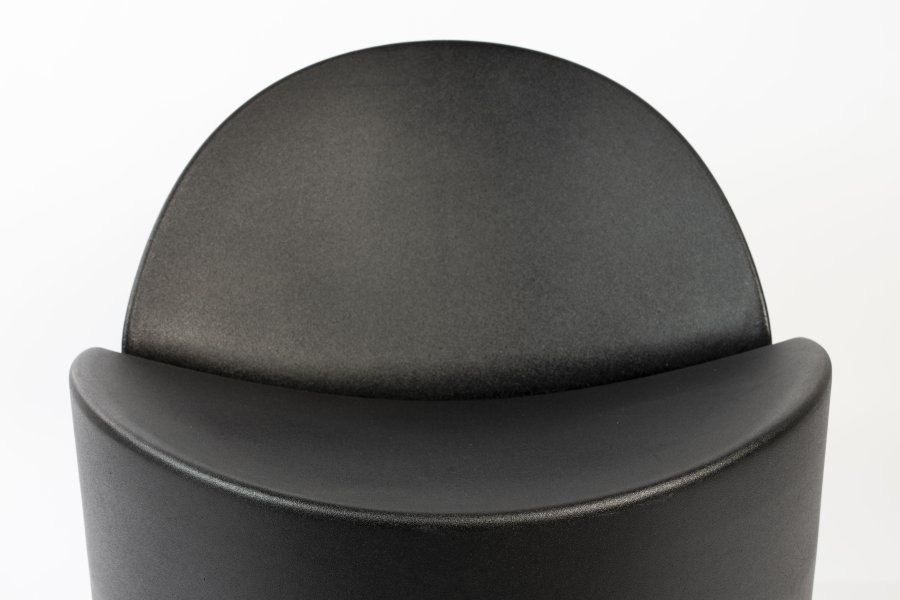 ZUIVER Bloom utendrs loungestol - svart resirkulert exopixel