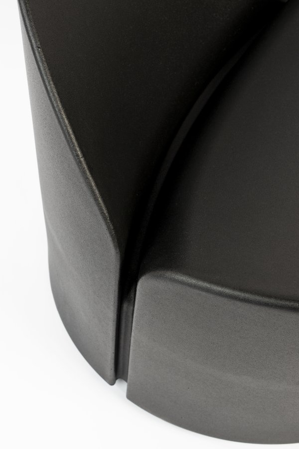 ZUIVER Bloom utendrs loungestol - svart resirkulert exopixel