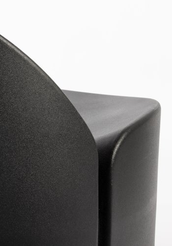 ZUIVER Bloom utendrs loungestol - svart resirkulert exopixel