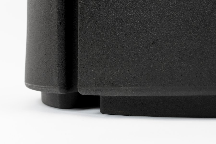 ZUIVER Bloom utendrs loungestol - svart resirkulert exopixel