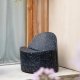 ZUIVER Bloom utendrs loungestol - svart granitt-look resirkulert exopixel
