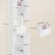 VASAGLE H�jt badev�relsesskab, smalt opbevaringsskab, med skuffe, justerbare hylder, 30 x 30 x 170 cm, hvid BBC560P31