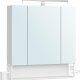 VASAGLE Badev�relsesskab med 3 d�re, spejlskab, v�gskab, stikkontakter, h�ngekurv, h�rt�rrerholder, masser af opbevaringsplads, til badev�relse, 16,5 x 70 x 75 cm, Cloudy White BBK126W01