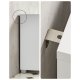 VASAGLE BBK503W10 Badev�relsesskab med 3 store skuffer, Badev�relsesskab, 2 rum bag d�ren, Badev�relsesskab med ben, 30 x 70 x 64 cm, Hvid