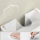 VASAGLE Underskab, Badev�relsesskab, 2 rum bag d�rene, til piedestalfri h�ndvaske, med ben, 30 x 60 x 60 cm, Cloud White BBK505W01
