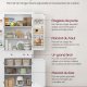 VASAGLE H�jt k�kkenskab, 40 x 76 x 182,1 cm, fritst�ende h�jt opbevaringsskab med skuffe, 4 justerbare hylder, 6 d�rhylder, til stue, k�kken, hvid BBC561W21