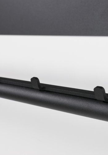 SPINDER DESIGN Bend knaggrekke, m. 7 knagger - svart stl (B:80)