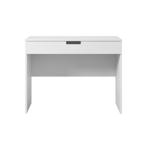 Tomi brneskrivebord, m. 1 skuffe - hvid laminat (100x60)