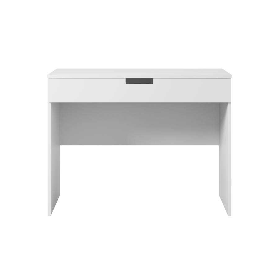 Tomi barnepult, m. 1 skuff - hvit laminat (100x60)