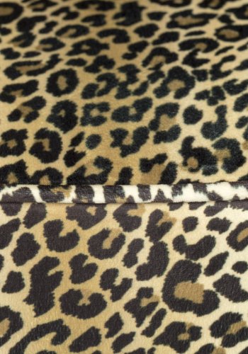 BOLD MONKEY Claws Out Esszimmerstuhl – mehrfarbiges Polyester mit Panther-Print und Messingstahl