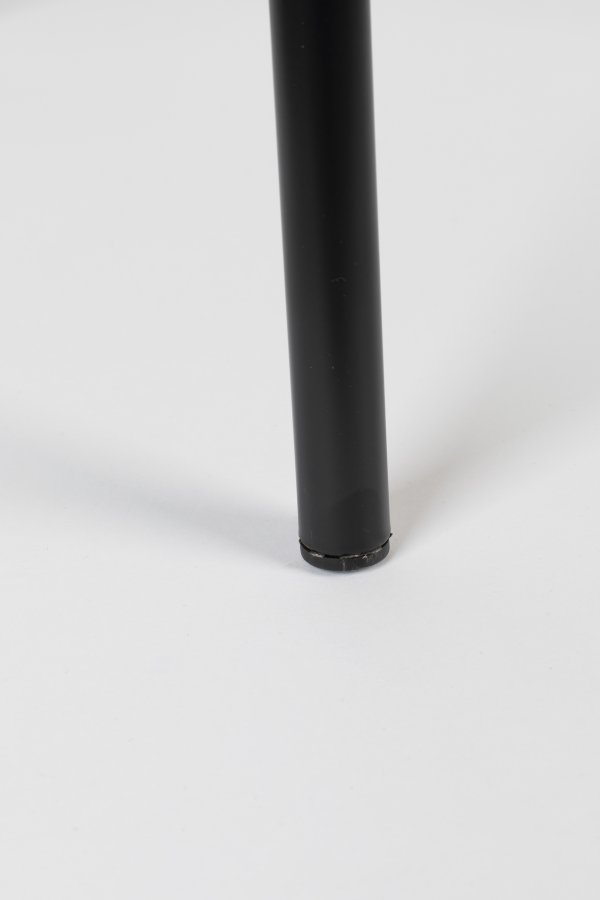 BOLD MONKEY Don't Stop The Webbing Esszimmerstuhl – natürliches Rattan, schwarzes Buchenholz, Polyester und Eisen