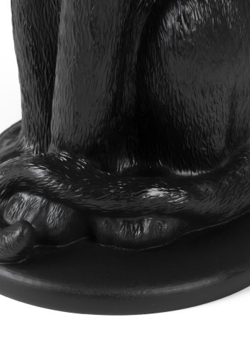 BOLD MONKEY Proudly Crowned Beistelltisch, rund – schwarzes Glas und Harz (40)