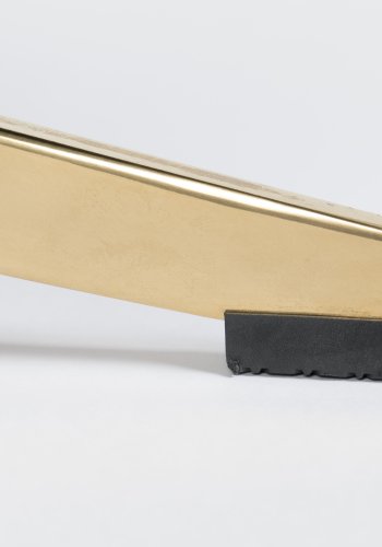 BOLD MONKEY Drehstuhl „Where The Sun Does't Shine“ – braun-mehrfarbiger Polyester mit Panther-Print/goldfarbener Stahl