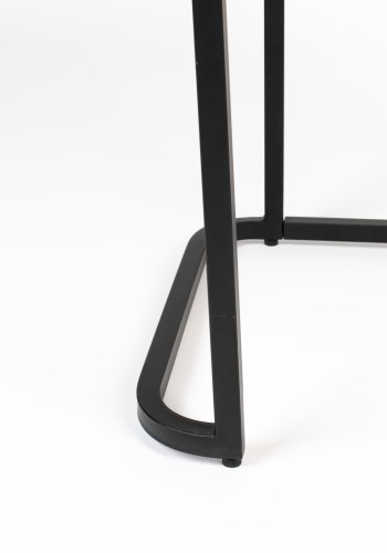 BOLD MONKEY Ava Morgana Barschrank, m. 2 Türen, 1 Schublade, Spiegel – braunes Krokodilleder PU, Messingstahl